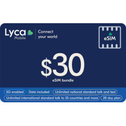 Lyca Mobile $30 eSIM